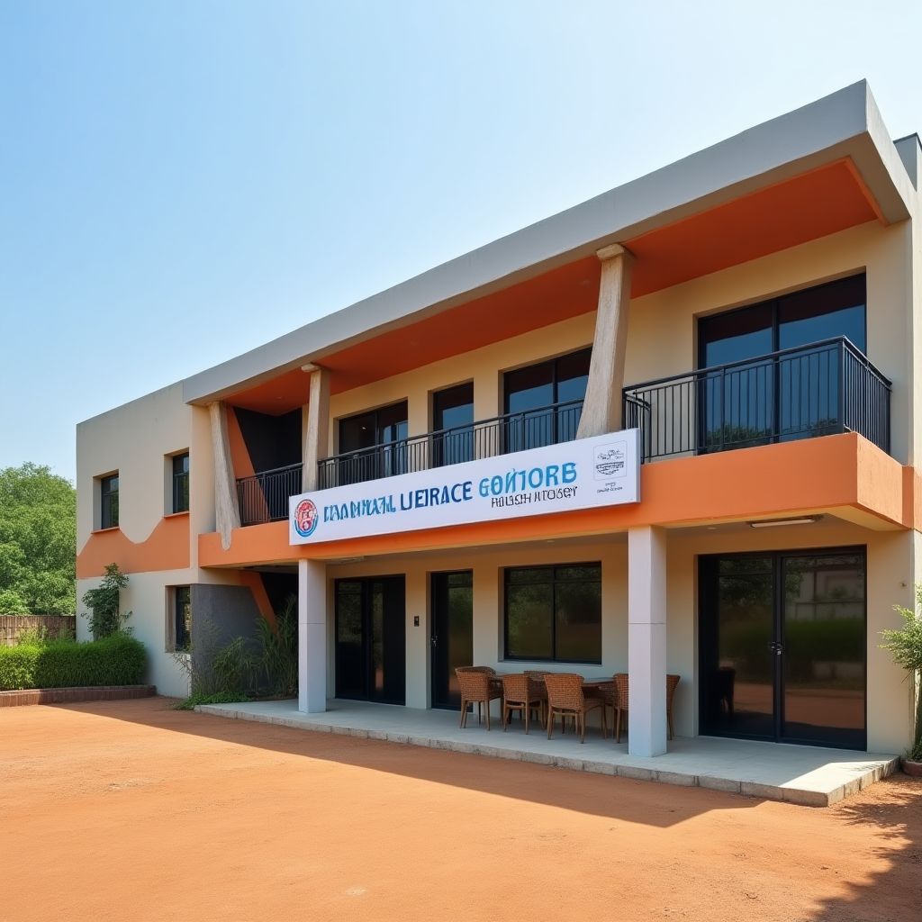 Implexionsskva building exterior in Kumasi Ghana