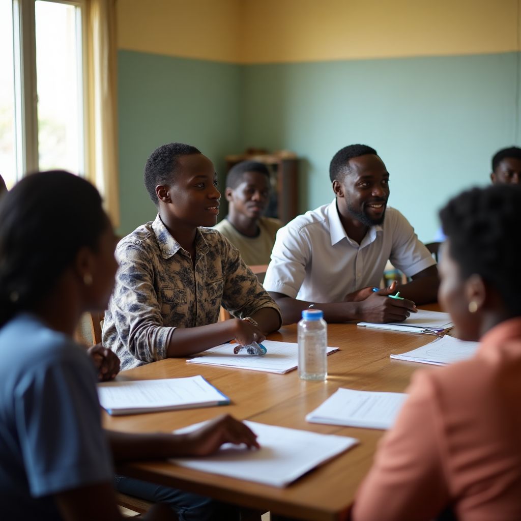 Community workshop financial education Ghana