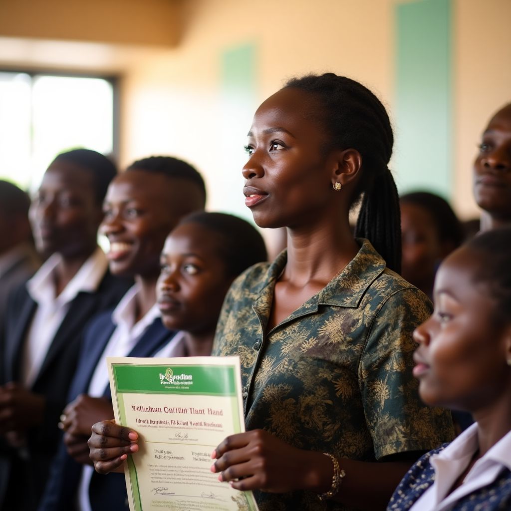 Financial literacy graduation ceremony