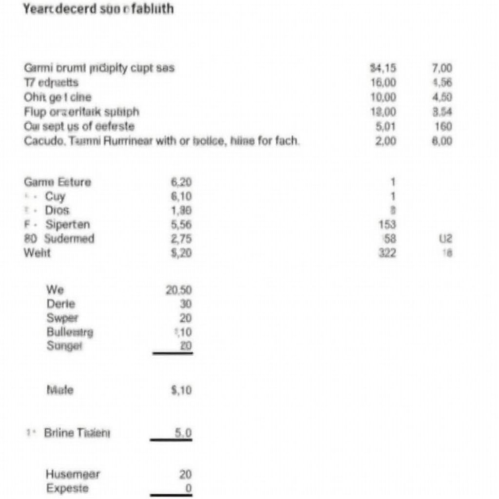 Monthly budget planning worksheet